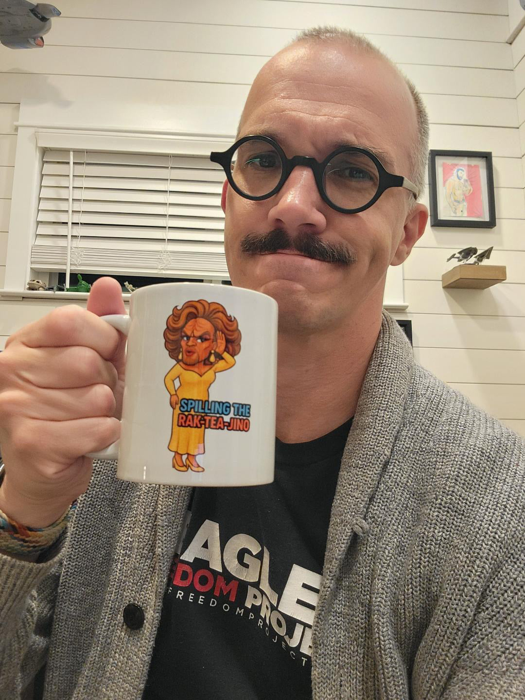 Spilling the Rac-Tea-Jino Mug